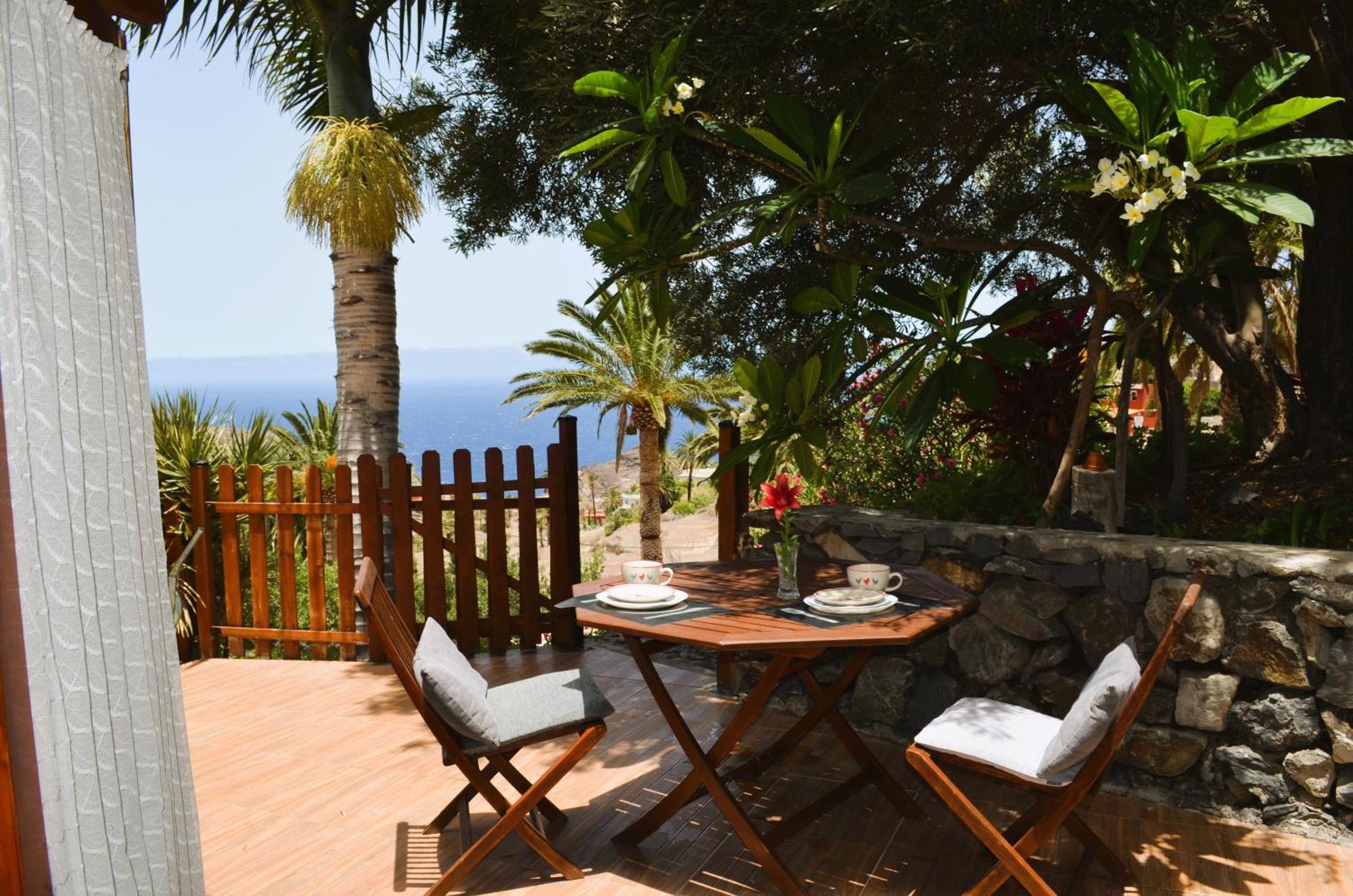 Cabana Los Palmeros, Vista Al Mar Y La Montana Alojera Buitenkant foto